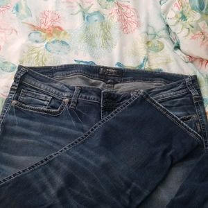 Silver Aiko capri pants